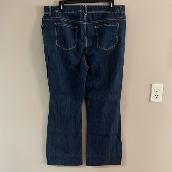 Chico's Blue Boot Cut Jeans Classic Style - Picture 6 of 7